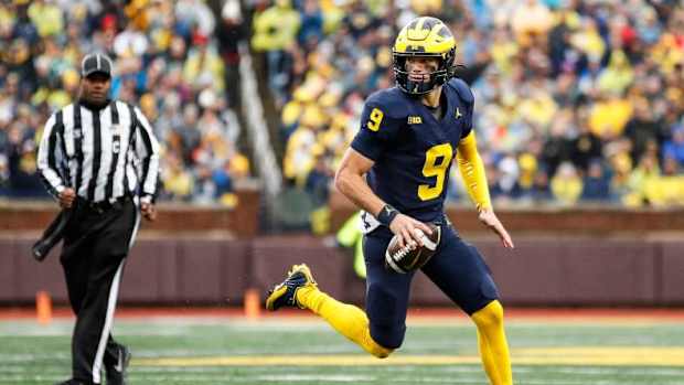 Michigan quarterback J.J. McCarthy